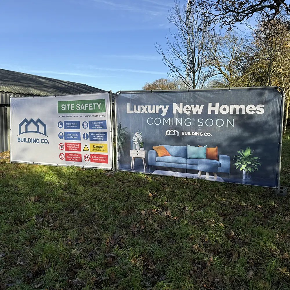 Heras Fence Banners